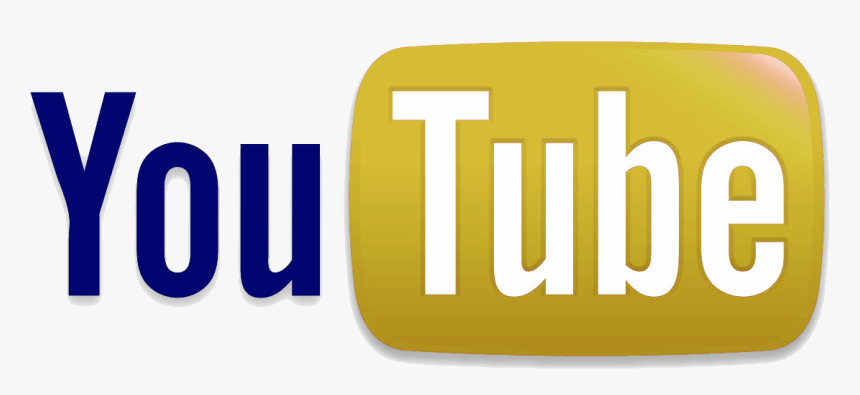Yellow And Blue Youtube Logo, HD Png Download