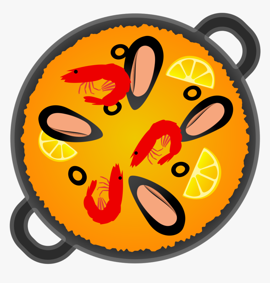 Shallow Pan Of Food Icon - Paella Png, Transparent Png