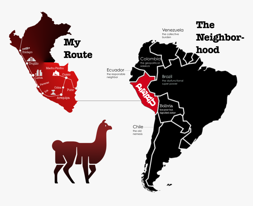 Map Of Latin America 2018, HD Png Download