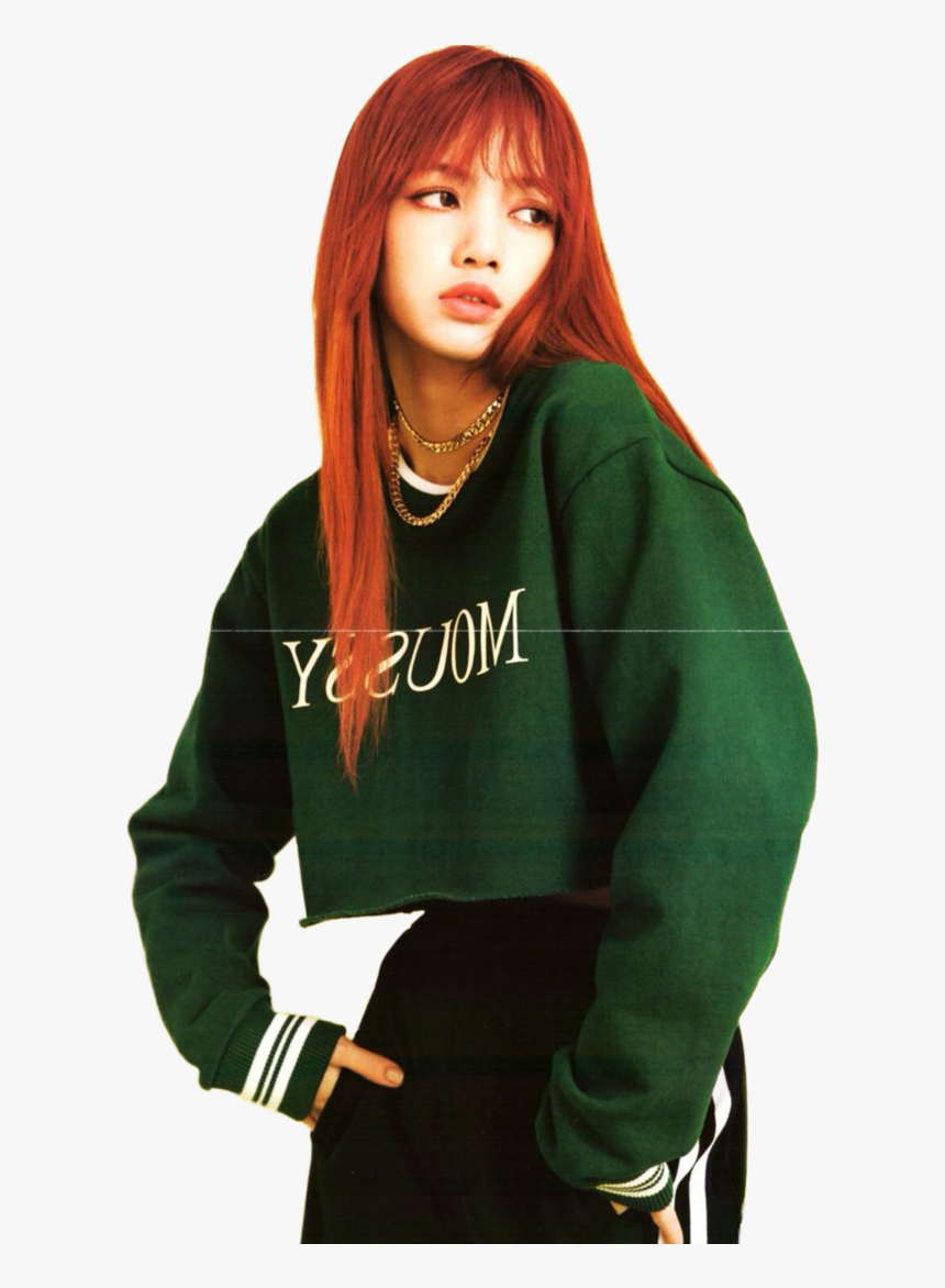Lisa, Blackpink, Yg Entertainment, Shoulder, Sleeve - Lisa Blackpink Wearing Green, HD Png Download