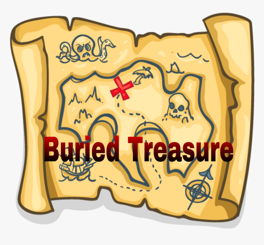 Pirate Treasure Map Png Clipart , Png Download - Pirate Map Png, Transparent Png