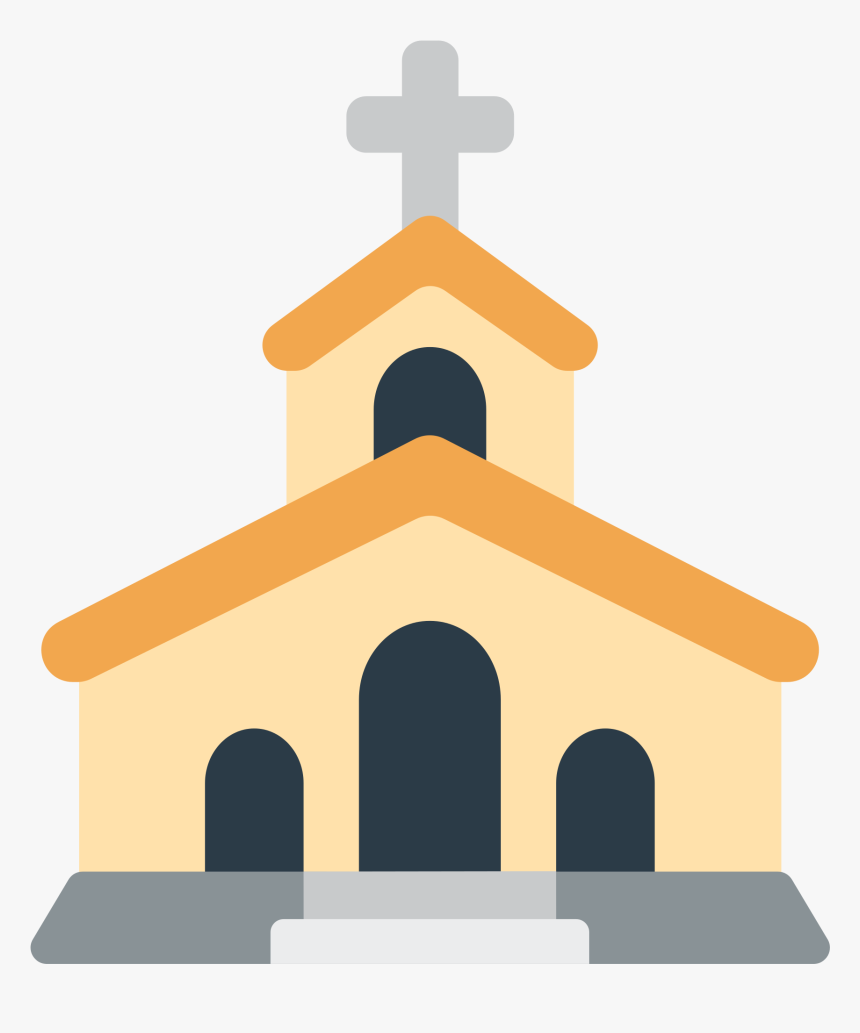Church Open House Clip Art Royalty Free - Emoji Church, HD Png Download