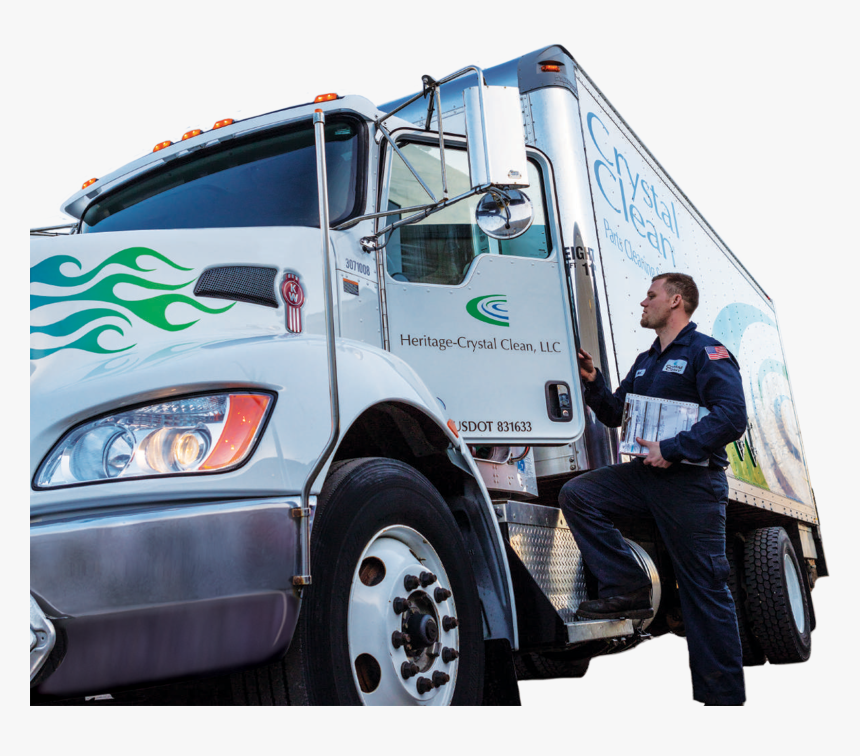 Crystal Clean Picture - Heritage Crystal Clean Truck, HD Png Download