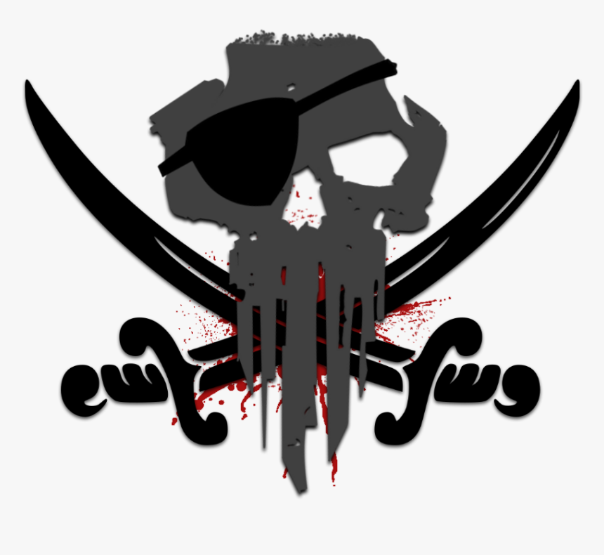 Skull And Crossbones Swords , Transparent Cartoons - Skull And Crossbones Swords, HD Png Download