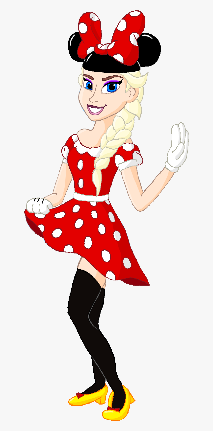 The Snow Queen And The Snow Princess - Minnie Mouse, HD Png Download