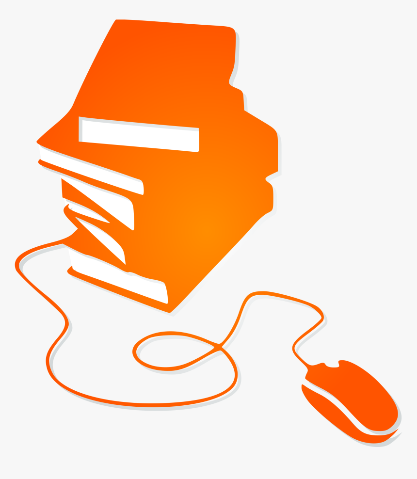 Books And Mouse Orange Silhouette Clip Arts - Bachpan Banao, HD Png Download