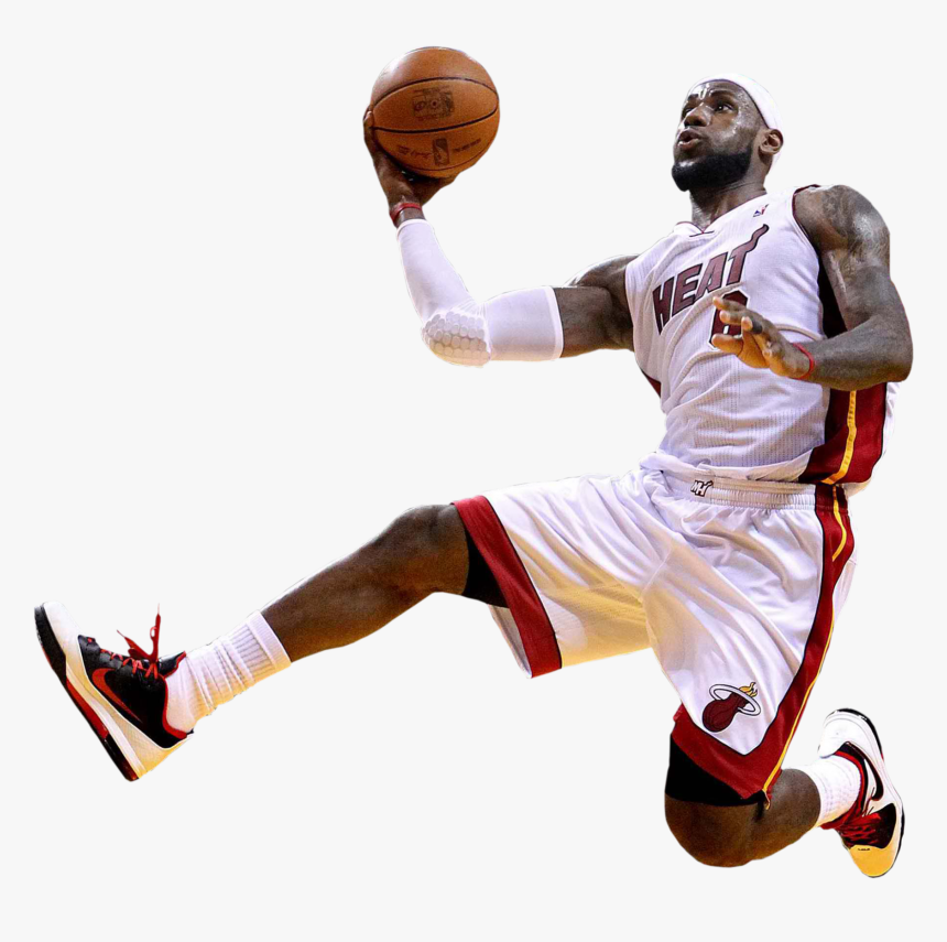 Lebron James Dunk Png, Transparent Png
