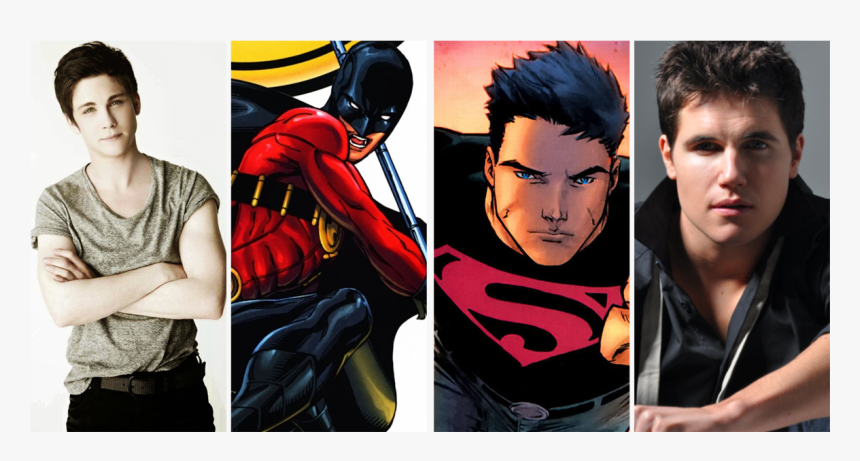 Logan Lerman As Tim Drake And Robbie Amell As Conner - Logan Lerman As Tim Drake, HD Png Download