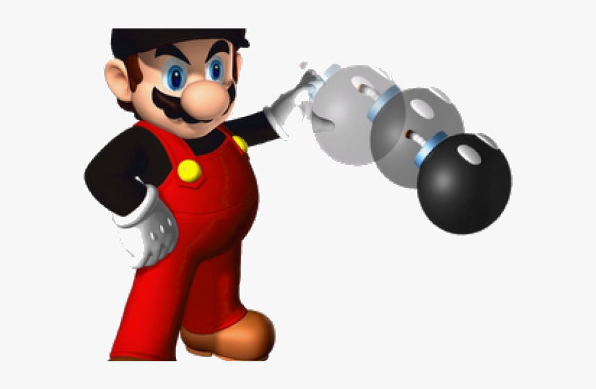 Mario Super Clipart Red New Bros Wii De Sonic Transparent - Mario's Boxing Bomb, HD Png Download