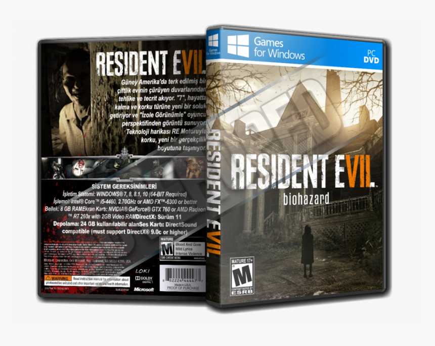 Resident Evil 7 Hd Pc, Hd Png Download - Resident Evil 7 Biohazard Xbox One, Transparent Png