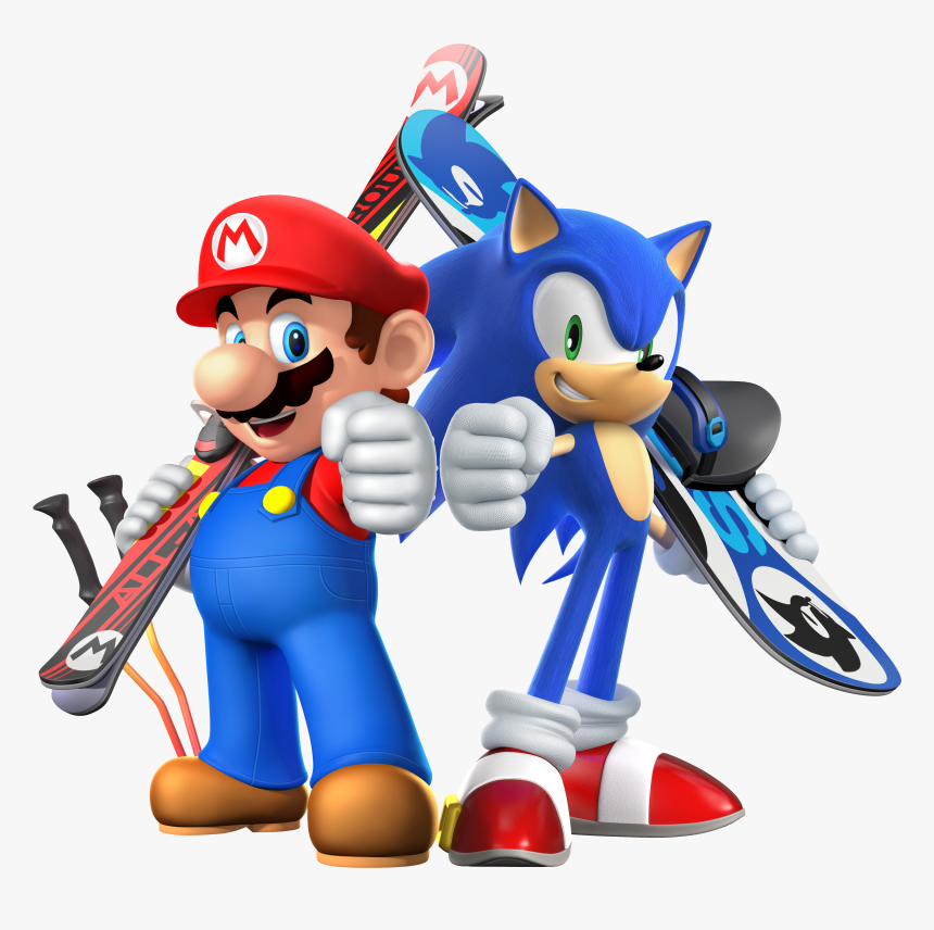 Wiiu Mariosonic Char01 E3 - Mario And Sonic At The Olympic Winter Games, HD Png Download