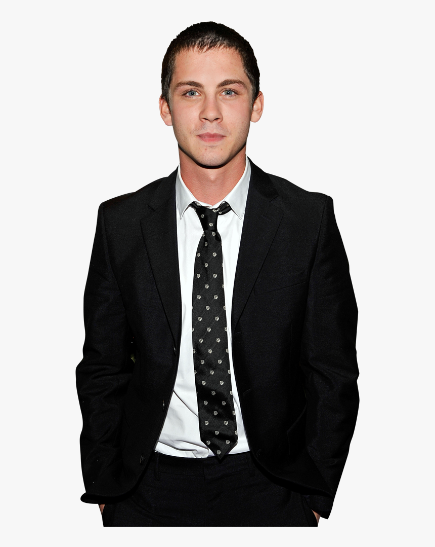 Logan Lerman - Tuxedo, HD Png Download