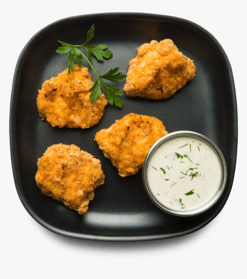 Chicken Nuggets With Ranch - Chicken Nugget With Ranch, HD Png Download