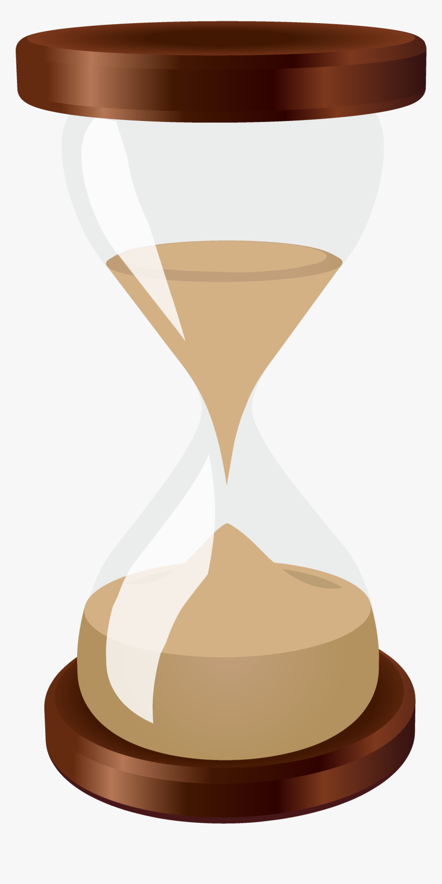 Hourglass Clock Sand Euclidean Vector - Sand Hourglass Timer Png, Transparent Png