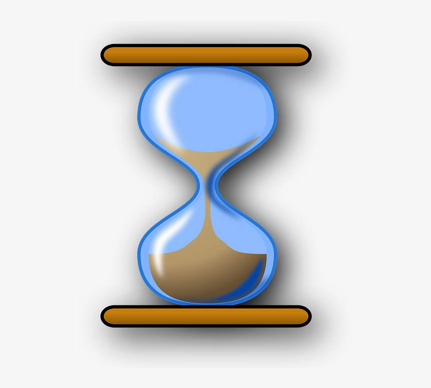 Hourglass, Sand, Blue, Glass, Time, Hour, Clock, Watch - Things To Measure Time, HD Png Download
