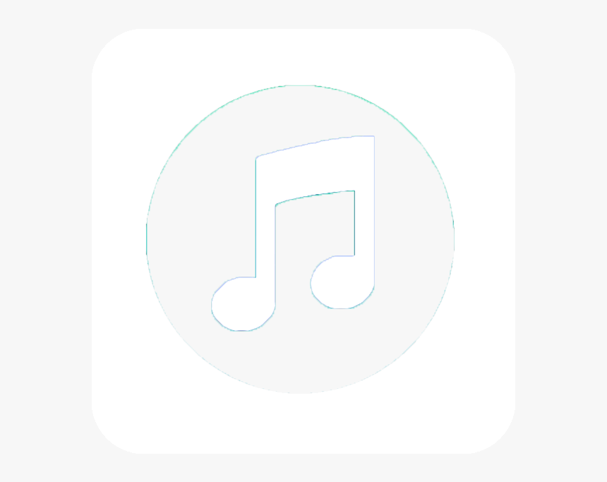 Logo Itunes White - Itunes Logo Transparent, HD Png Download