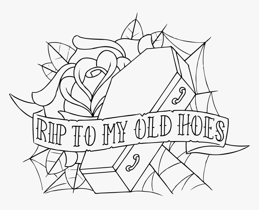 Transparent Hoes Png - Line Art, Png Download