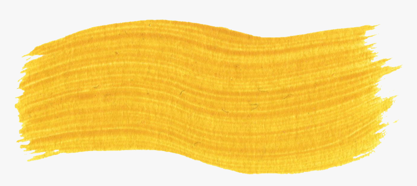 Gold Paint Stroke Png - Yellow Paint Strokes Png, Transparent Png