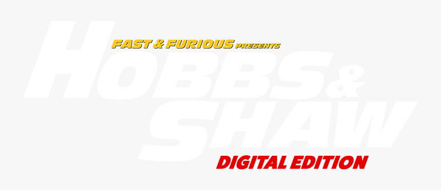 Fast & Furious Presents Hobbs & Shaw 2019 Logo, HD Png Download