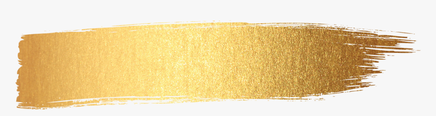Brush Stroke Downloa - Gold Brush Stroke Transparent, HD Png Download