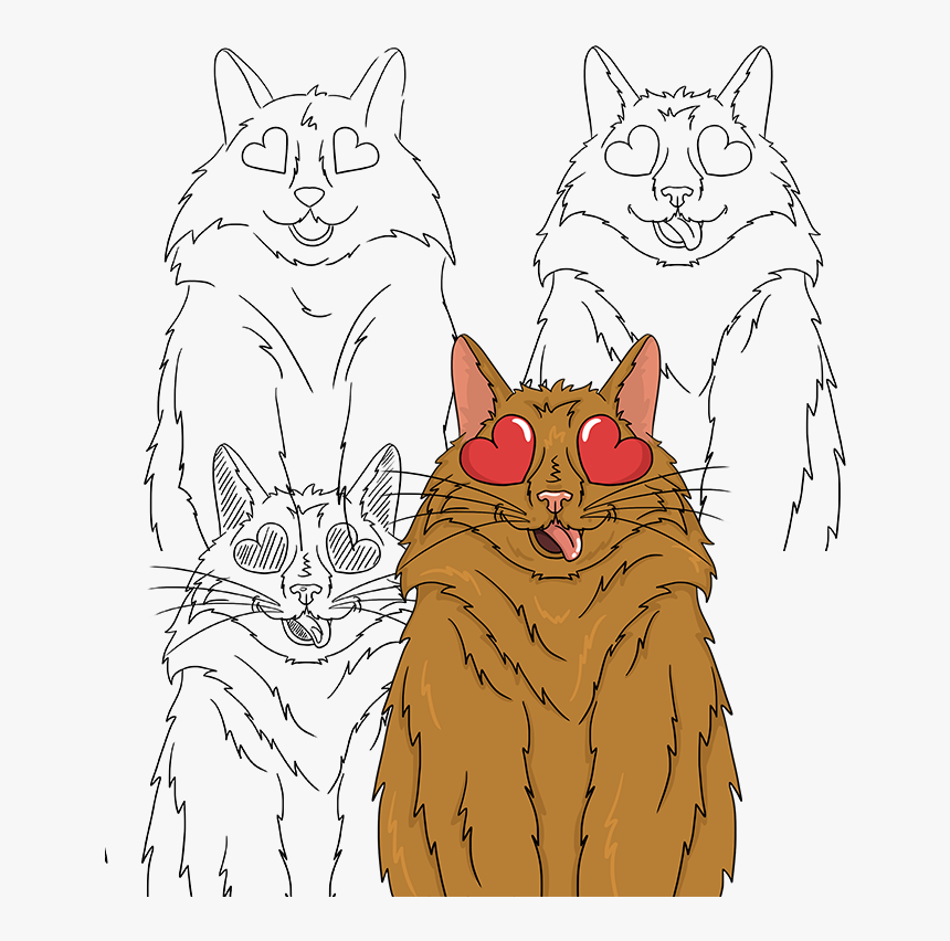 Cat Yawns, HD Png Download