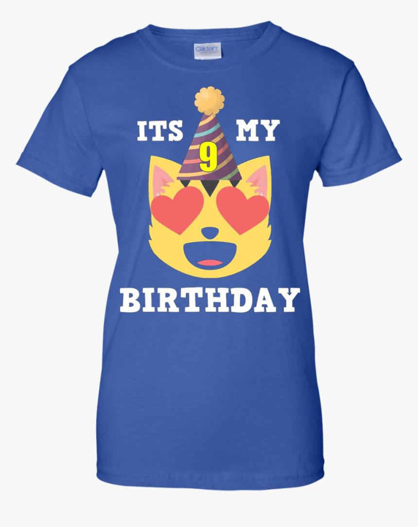 9th Birthday T Shirt Heart Eyes Cat Emoji Birthday - Killer Queen Jojo Shirt, HD Png Download