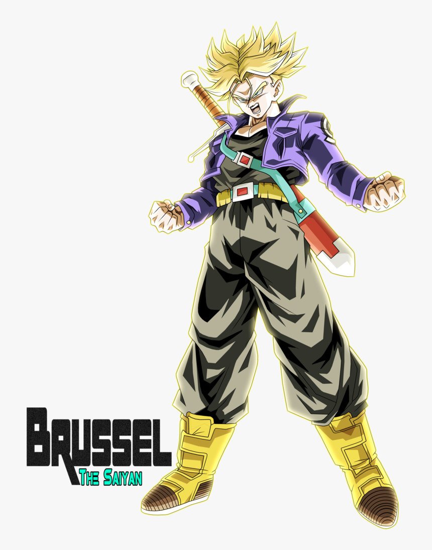 Mirai Trunks Super Sayajin, HD Png Download