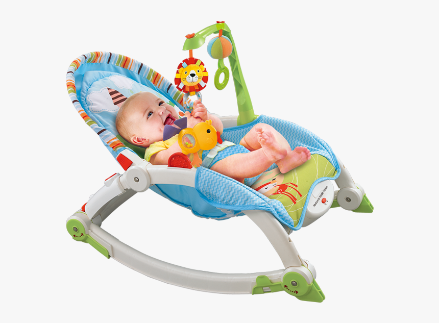 newborn baby playing items