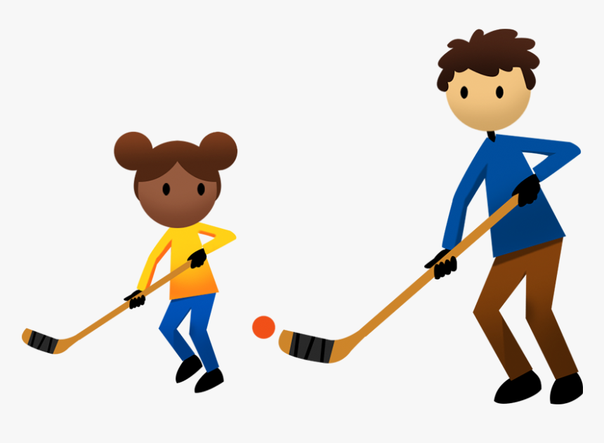 Bat Clipart Toddler - Kid Hockey Clip Art, HD Png Download