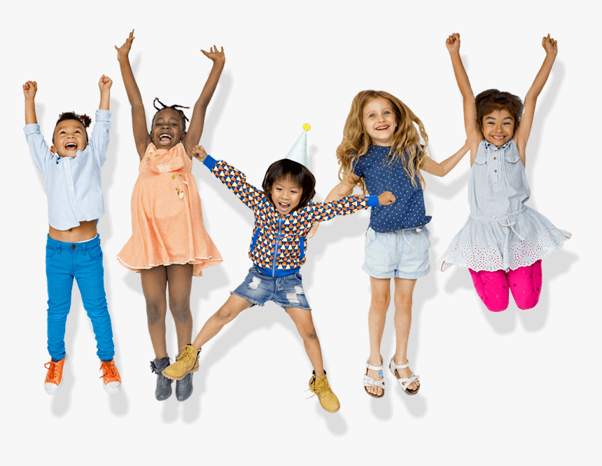 Preschoolers Jumping, HD Png Download