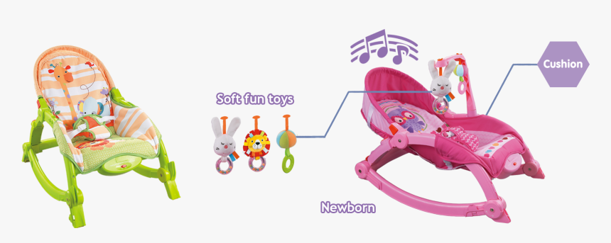 Newborn To Toddler Rocker3 - Konig Kids Newborn To Toddler Rocker, HD Png Download