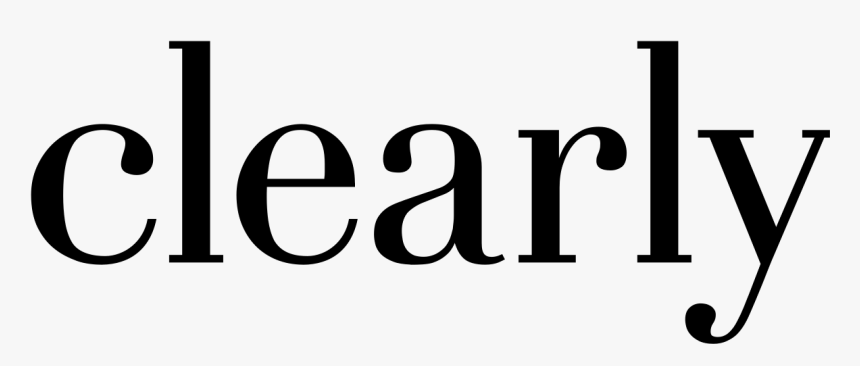 Clearly Contacts - Clearly White Logo Transparent, HD Png Download