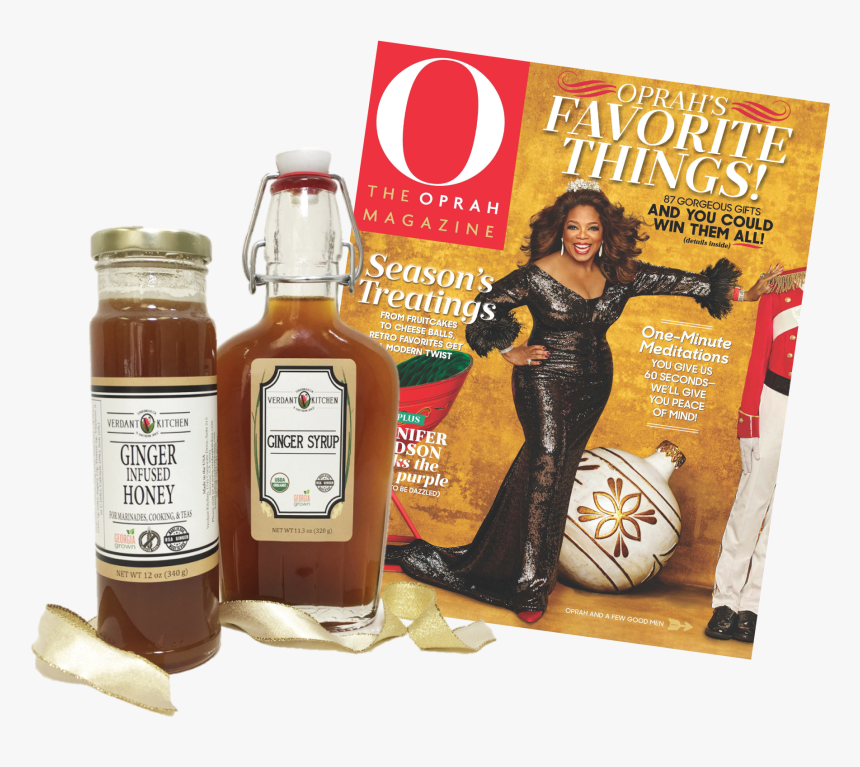 Ginger Syrup And Ginger Infused Honey Gift Set - Oprah Magazine, HD Png Download