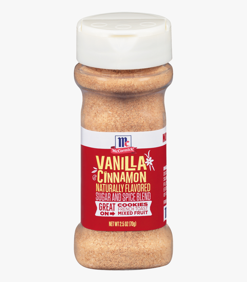 Mccormick® Vanilla Cinnamon Naturally Flavored Sugar - Mccormick Sugar And Spice Blends, HD Png Download