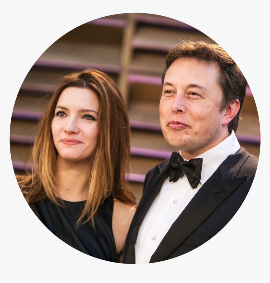 Ptalulah Riley And Elon Musk Arrive At The 2014 Emvanity - Justine Musk Elon Musk, HD Png Download