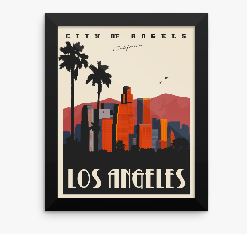 Los Angeles Travel Poster, HD Png Download