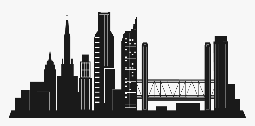 Tower Bridge Silhouette Sactamento, HD Png Download