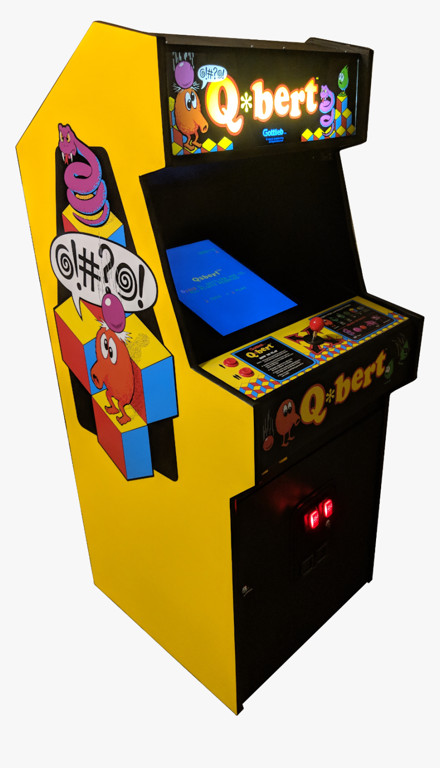 Qbertcab - Qbert Machine, HD Png Download