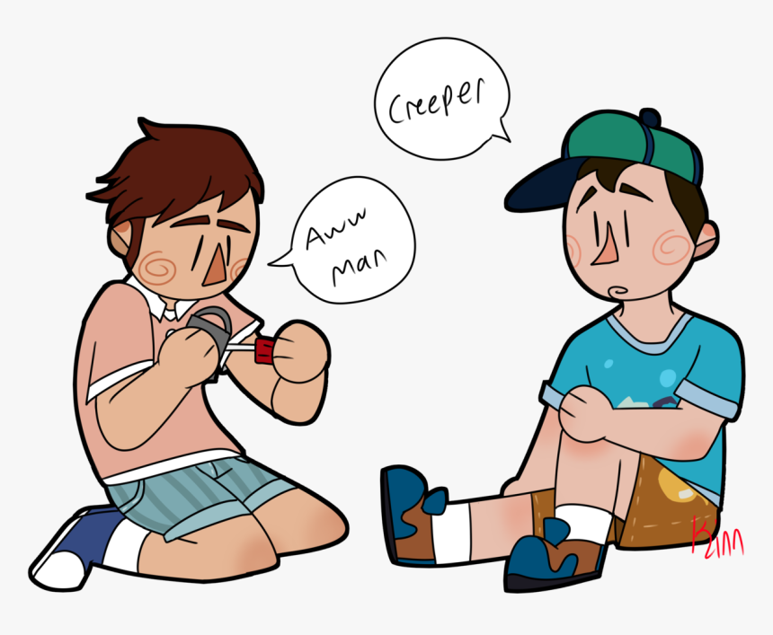 Aw What Cute Little Future Criminals - Nicky Roth Hello Neighbor Fanart, HD Png Download