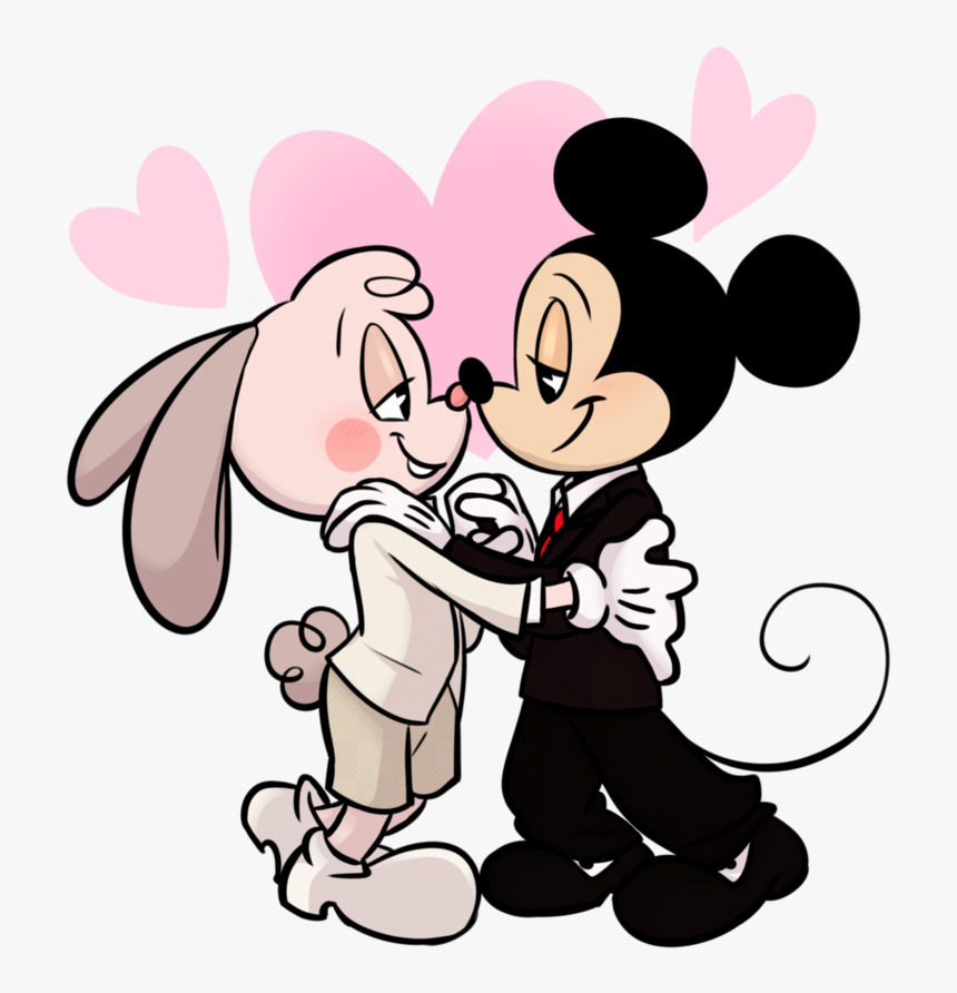 Mickey And Minty Dancing By Pukopop Disney Pictures, - Cartoon, HD Png Download