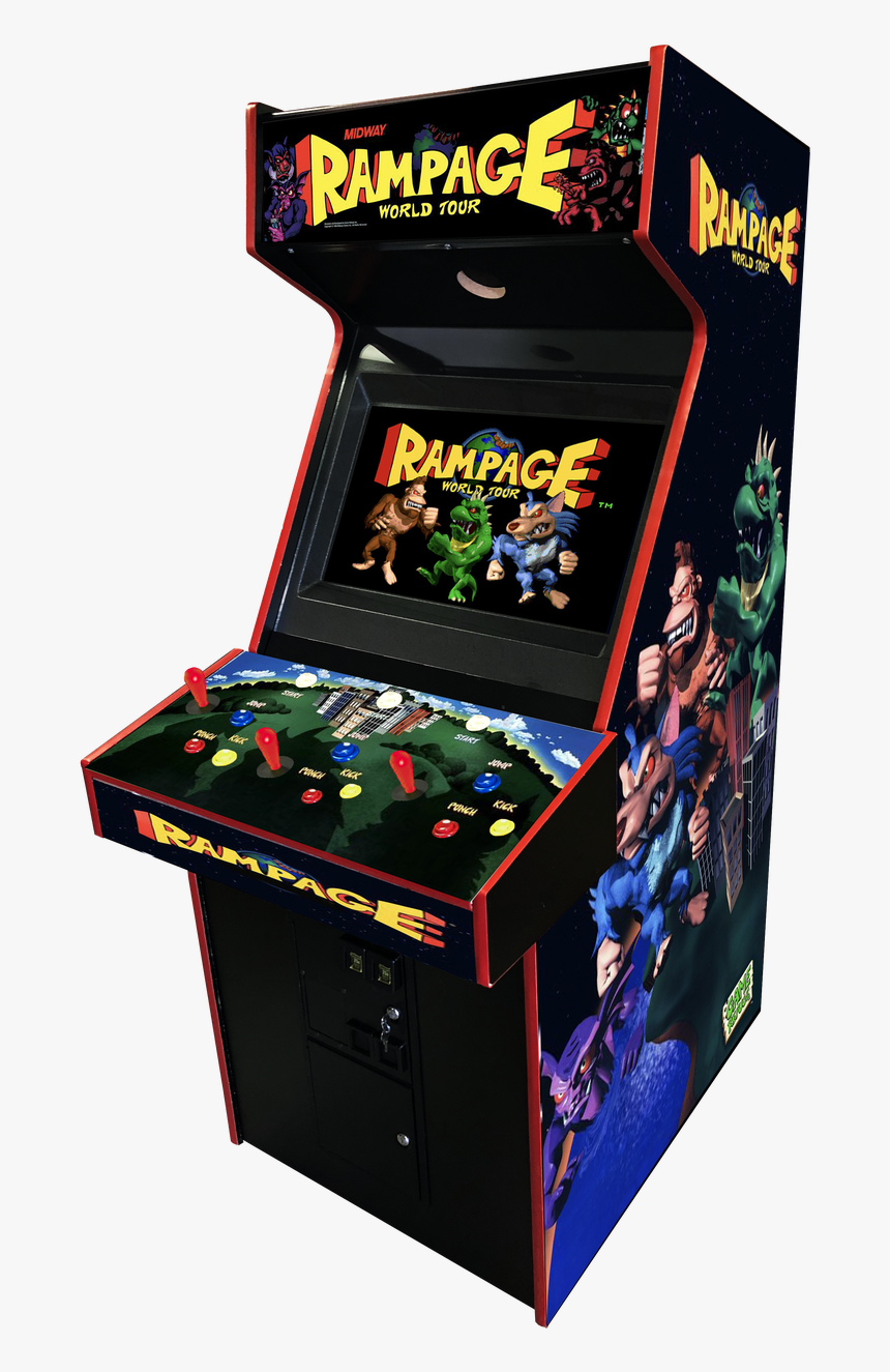 Rampage World Tour Arcade Video Game - Rampage World Tour, HD Png Download