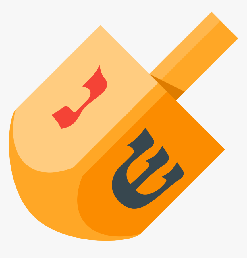 4,500 Flat Color Icons - Dreidel Clipart, HD Png Download
