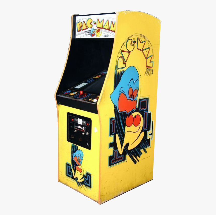 Pac Man Transparent - Original Pac Man Cabinet, HD Png Download