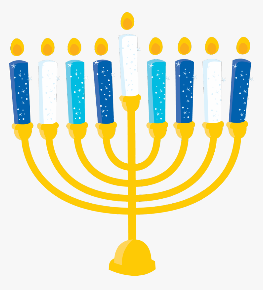 Hanukkah Png - Menorah Clipart, Transparent Png