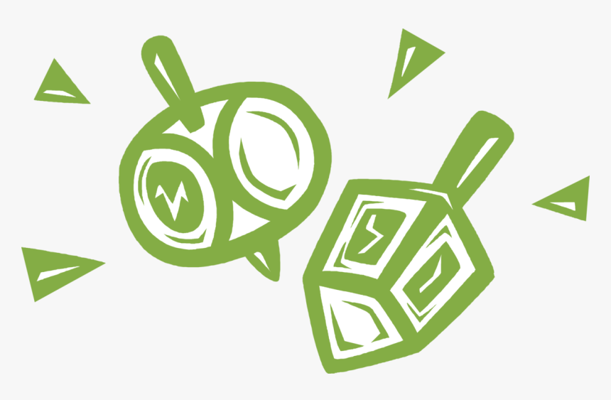 Vector Illustration Of Jewish Holiday Of Chanukah Hanukkah - Graphic Design, HD Png Download