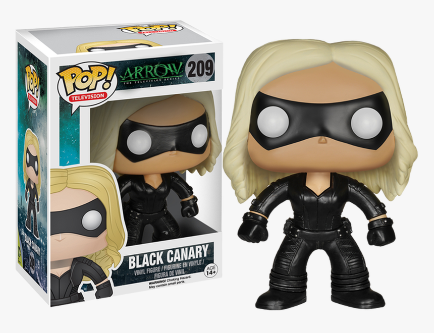 Funko Pop Tv Arrow Black Canary Vinyl Figure - Arrow Black Canary Funko, HD Png Download