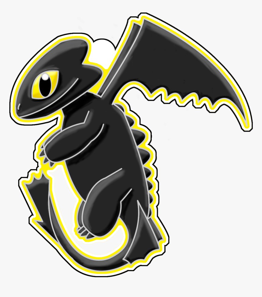 Toothless Badge/keychain Clipart , Png Download - Illustration, Transparent Png