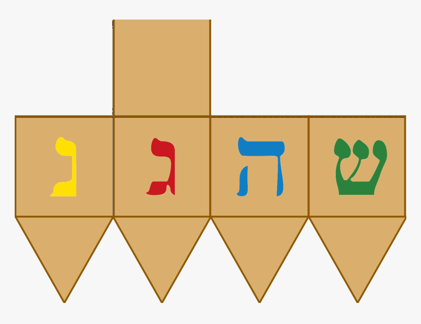 Transparent Dreidel Png - Chanukah Activities, Png Download