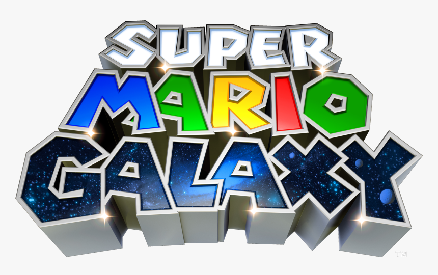 Download Super Mario Logo Png Hd For Designing Projects - Super Mario Galaxy Title, Transparent Png