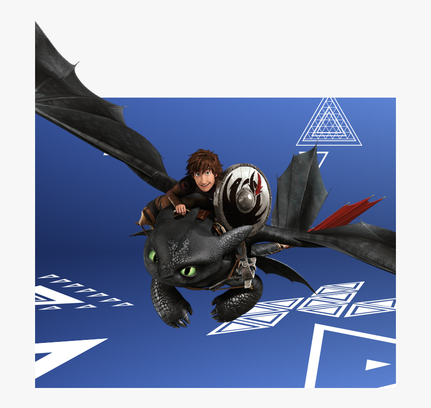 Hiccup & Toothless , Png Download - Base Jumping, Transparent Png